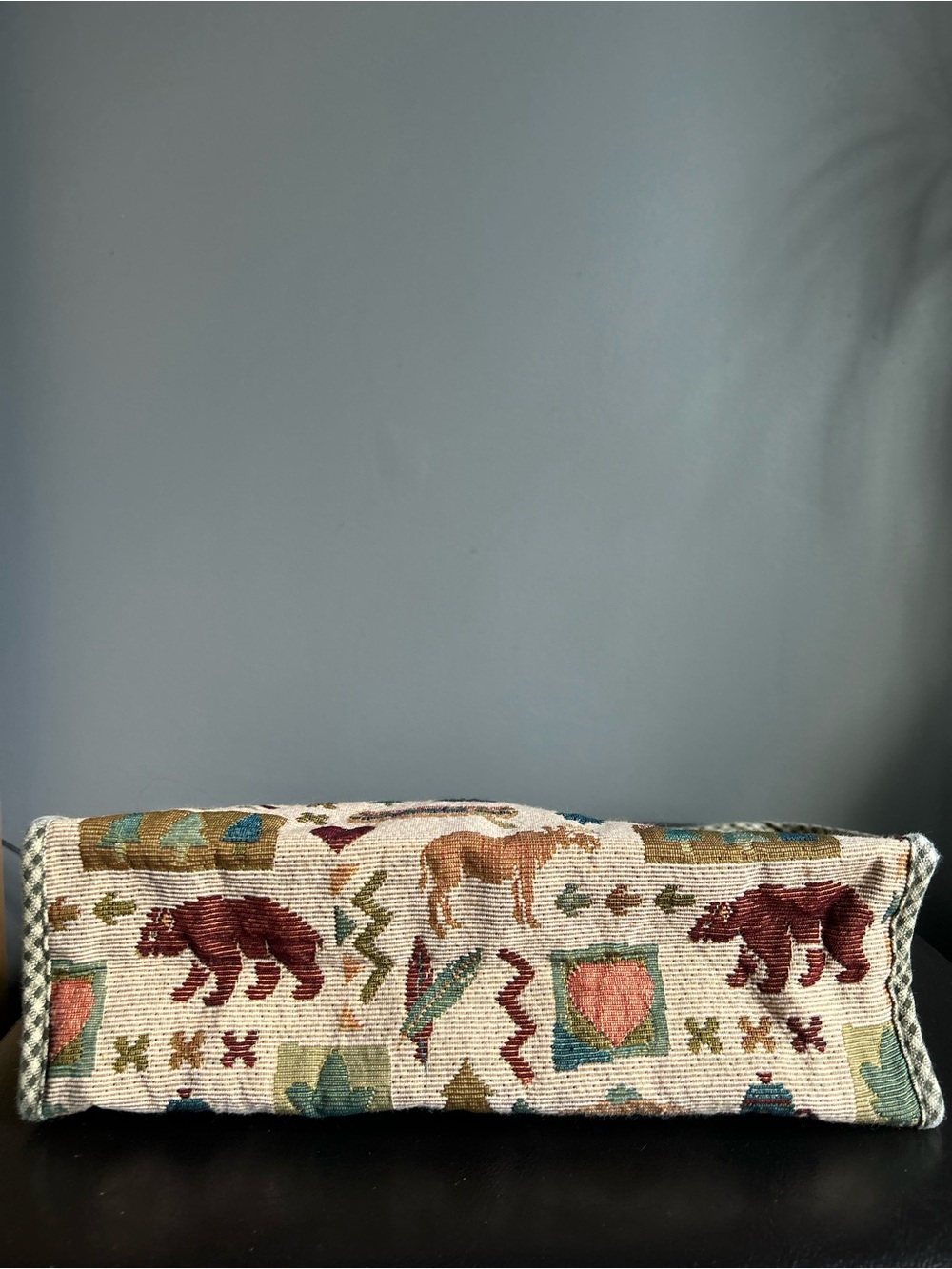 MAGGIB Vintage Woodlands Print Textile Cosmetic Bag with Lined Interior - Picture 6 of 15